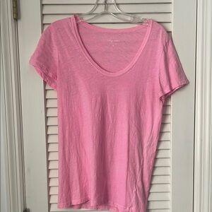 J. Crew Pink Short Sleeve Tee
